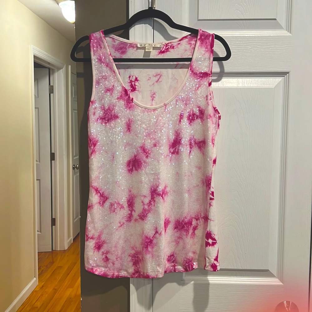 Boston proper sequined tank top